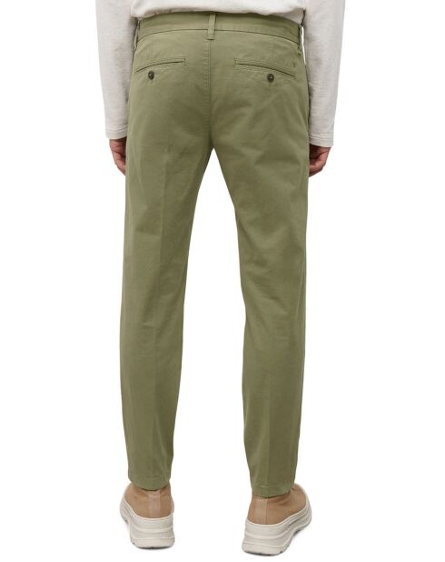 Pantalon Coton Bio Stig Tappered Leger kaki clair
