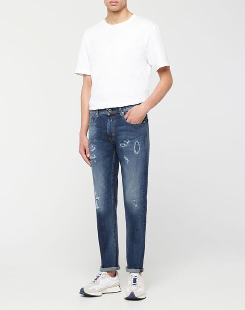 Jean Replay Broken Edge bleu moyen