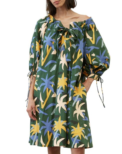 Robe Print Courte multicolore