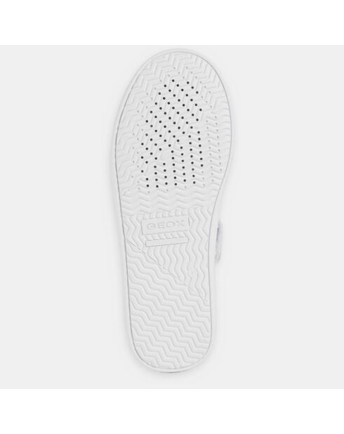Sneakers Kathe Geox X Disney in pelle bianca