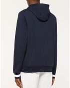 Sweat Hoodie Blason bleu marine