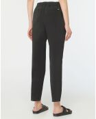 Pantalon Fluide Regular Fit noir