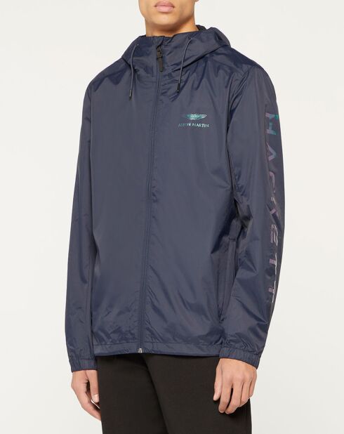 Coupe-Vent Hoodie Aston Martin Racing bleu marine