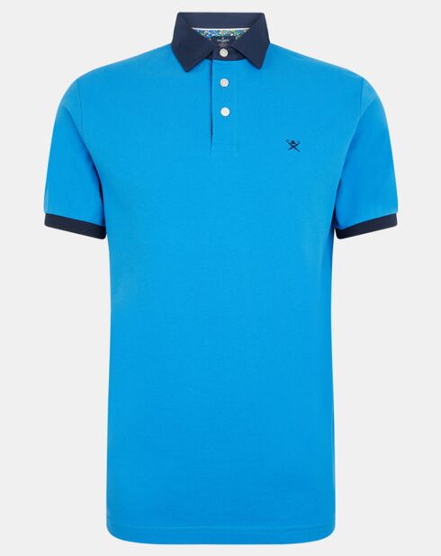 Polo Regular Fit bleu moyen