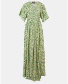 Robe longue Kimono verte