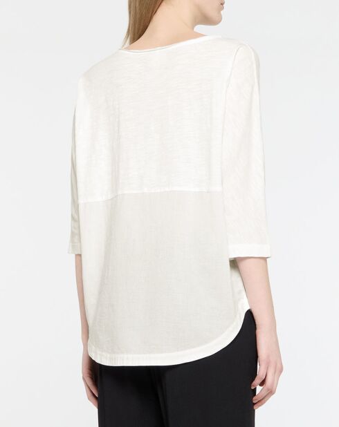 O-Avoca witte top van 100% biologisch katoen