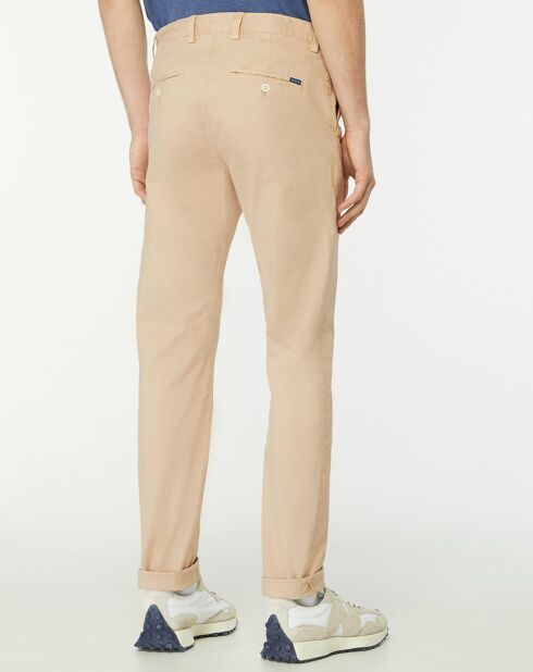 Pantalon chino Lou beige