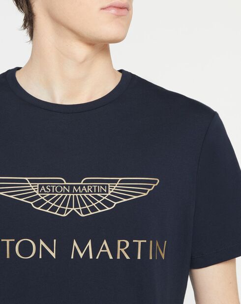 T-Shirt Logo Aston Martin Racing bleu marine