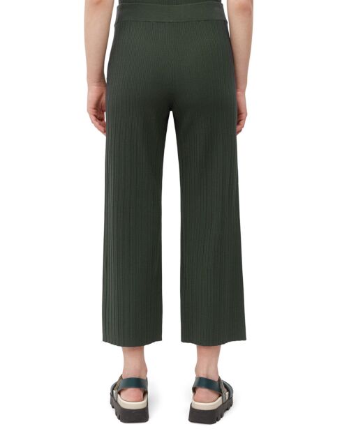 Pantalon en Maille Milano vert foncé