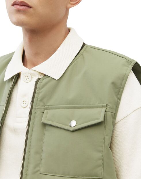 Blouson Sans manches Ecodown kaki clair