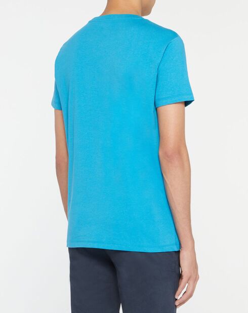 Hellblaues Kurzarm-T-Shirt mit Centltermo Logo