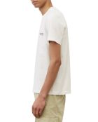 T-Shirt manches courtes Coton Organic Logo Poit blanc