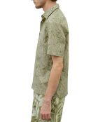 Chemise manches courtes coton biologique kaki