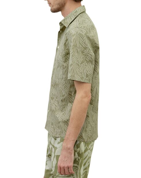 Chemise manches courtes coton biologique kaki