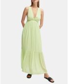 Robe longue dos nageur vert clair