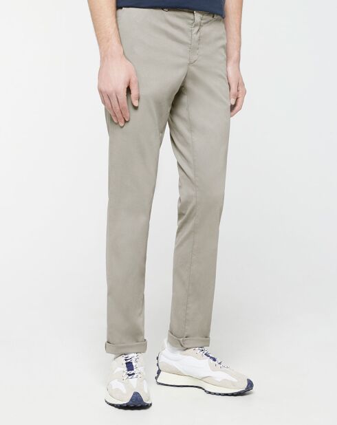 Pantalon Chino Slim Fit Texturé gris