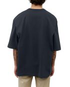 T-Shirt manches courtes Col Rd Oversize bleu marine