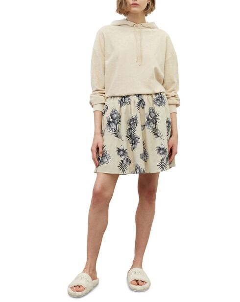 Jupe Print Fleur Kl beige
