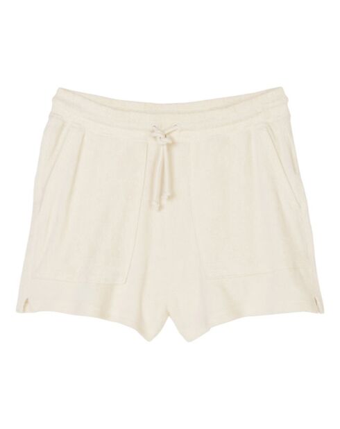 Short Eponge Elastique Kl écru