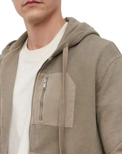 Sweat Hoodie Bimatière camel