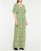 Robe longue Kimono verte