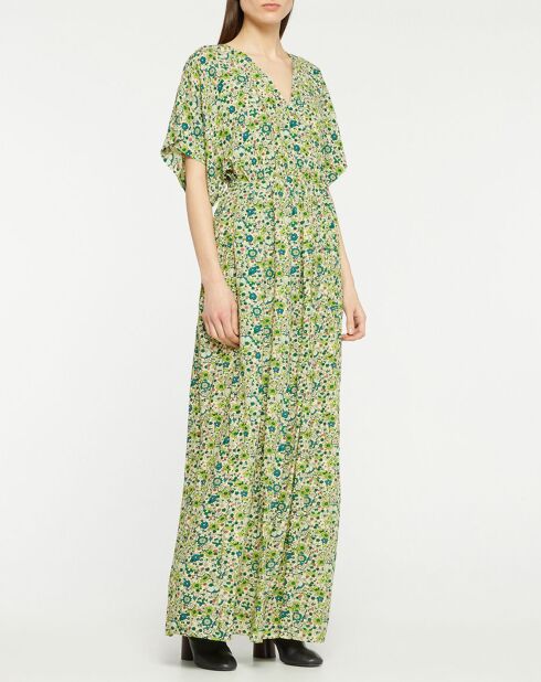 Robe longue Kimono verte