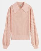 Pull Lurex rose