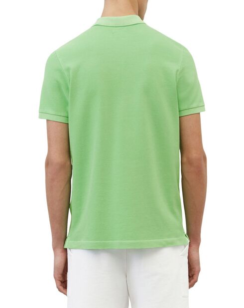 Polo de manga corta de piqué Sf en verde fluorescente