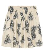 Jupe Print Fleur Kl beige