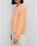 Sweat Crew Neck Coton Bio orange clair