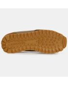 Baskets Running kaki/marron