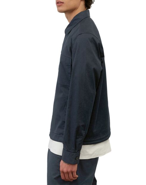 Blouson Léger Poche Plaquée bleu marine