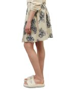 Jupe Print Fleur Kl beige