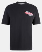 T-Shirt 100% Coton Bio Logo Voiture noir