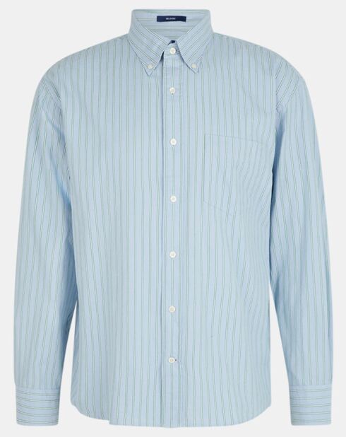 Chemise rayée Laps bleu ciel