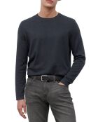 Pull en Coton & Soie bleu marine