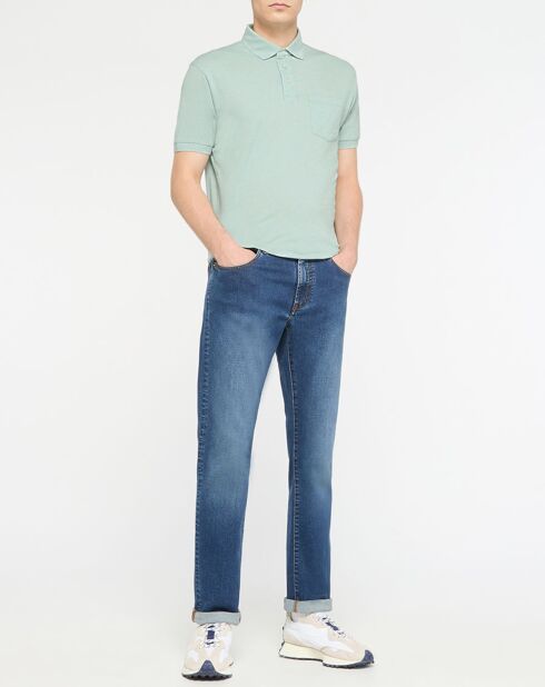 Polo Regular Fit Jersey vert clair