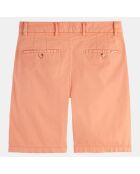 Short en Coton Bio mélangé Regular Fit Stuart orange clair