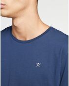 T-Shirt Uni Logo bleu foncé