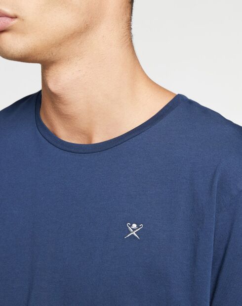 T-Shirt Uni Logo bleu foncé