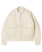 Blouson Patch Logo beige