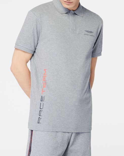 Polo Regular Fit Aston Martin Racing gris chiné
