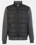 Veste zippée Bimatière noir/gris