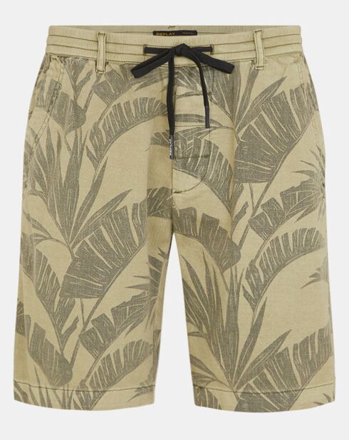 Khakifarbene Shorts von Palm Trees