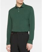 Polo Regular Fit Jersey vert foncé