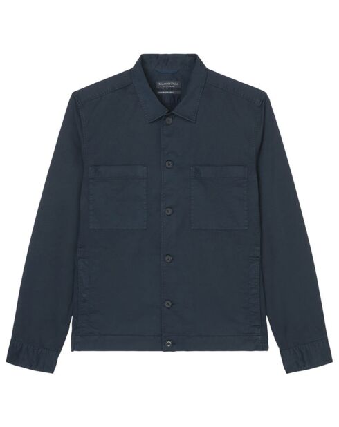 Blouson Léger Poche Plaquée bleu marine