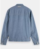 Blouson en Jean Chambray bleu