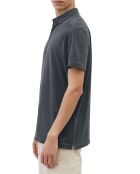 Polo manches courtes Jersey Coton Organic bleu marine