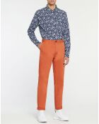 Pantalon chino Slim Fit Stuart Garment Dyed orange