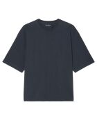 T-Shirt manches courtes Col Rd Oversize bleu marine